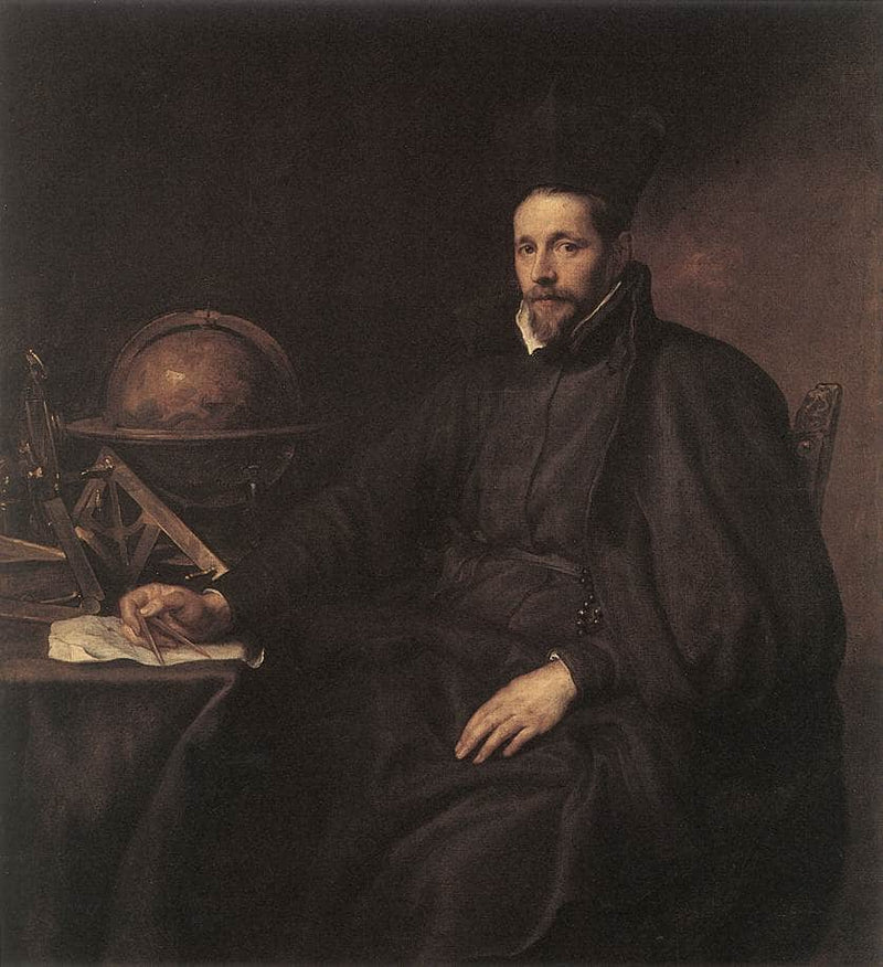 Portrait of Father Jean Charles della Faille by Anthony van Dyck — Oil Painting Reproduction