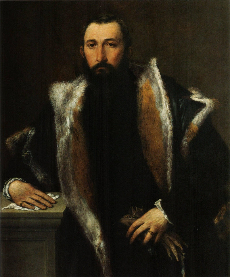 Portrait of Febo da Brescia by Lorenzo Lotto — Oil Painting Reproduction