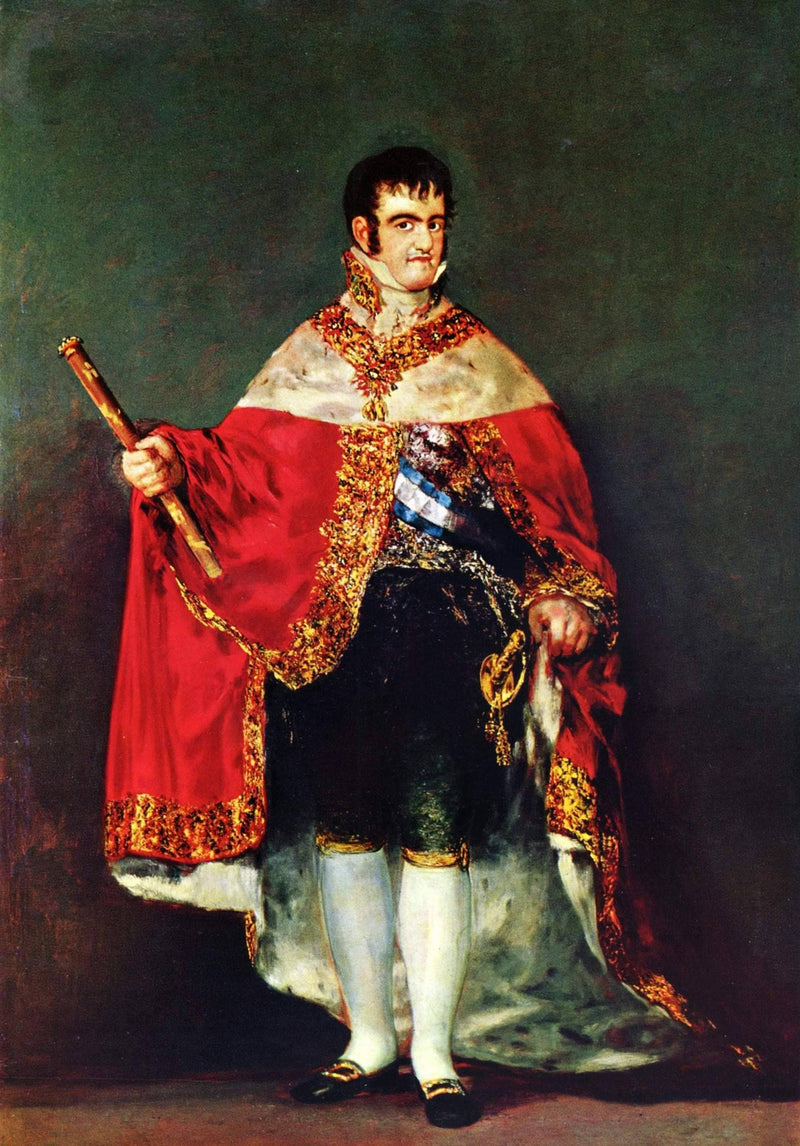 Portrait of Ferdinand VII by Francisco Goya — Oil Painting Reproduction