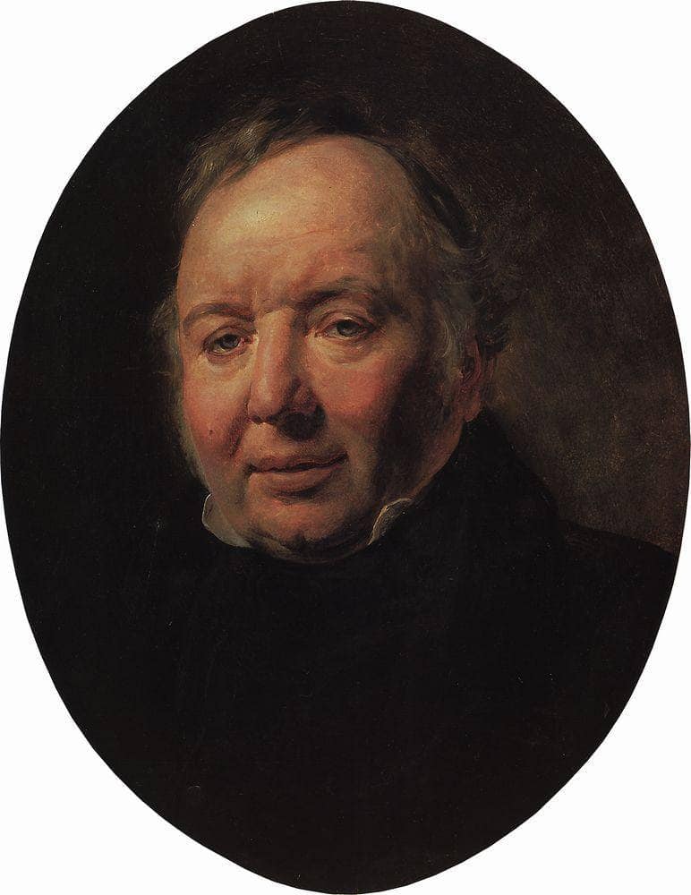 Portrait of Francesco Ascani by Karl Bryullov — Oil Painting Reproduction