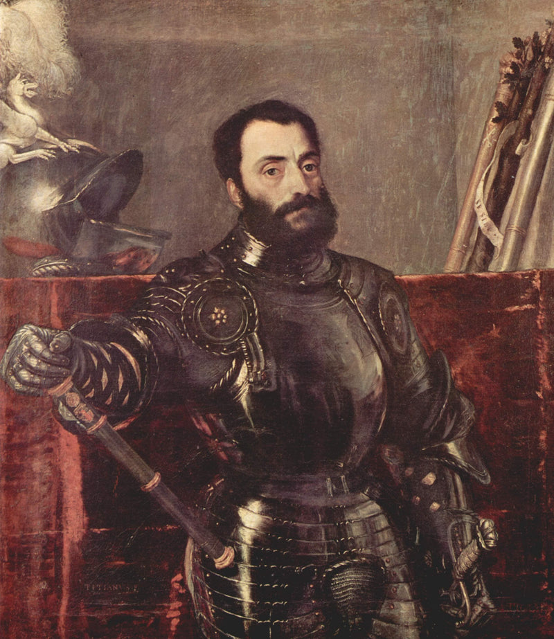 Portrait of Francesco Maria della Rovere by Titian — Oil Painting Reproduction