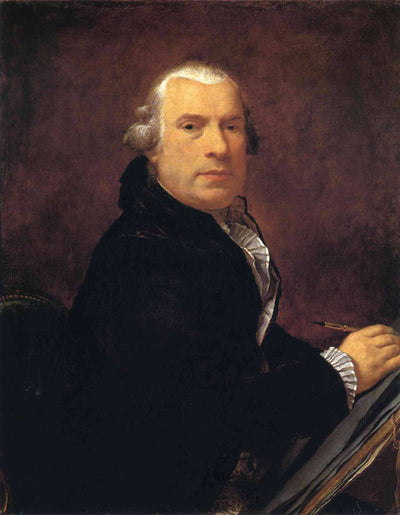 Portrait of François Devosge in bedroom