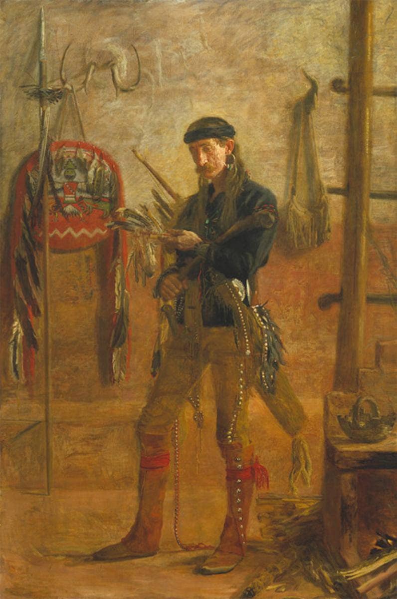 Portrait of Frank Hamilton Cushing by Thomas Eakins — Oil Painting Reproduction