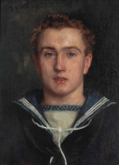 Portrait of Frederick Brewer, Bust-length, in a Sailor's Uniform in master bedroom