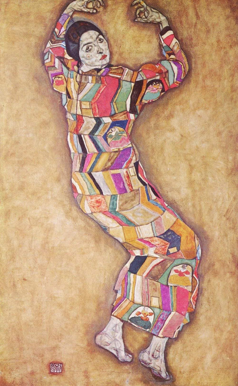 Portrait of Friederike Maria Beer by Egon Schiele — Oil Painting Reproduction
