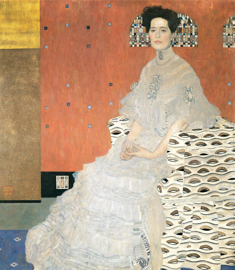 Portrait of Fritza Riedler by Gustav Klimt — Oil Painting Reproduction
