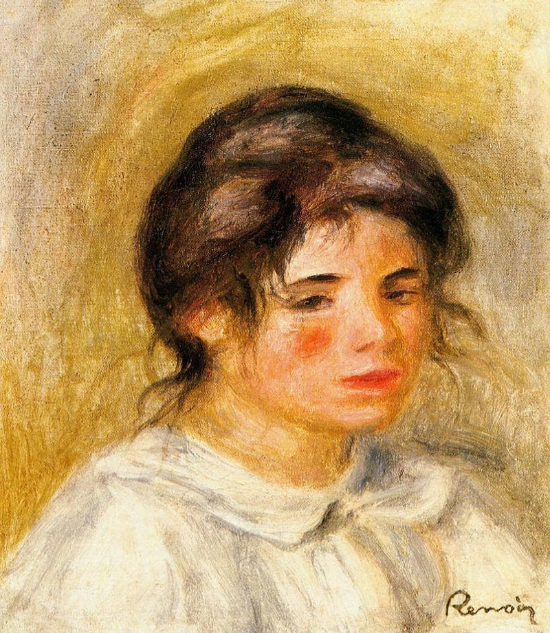 Portrait of Gabrielle by Pierre-Auguste Renoir — Oil Painting Reproduction