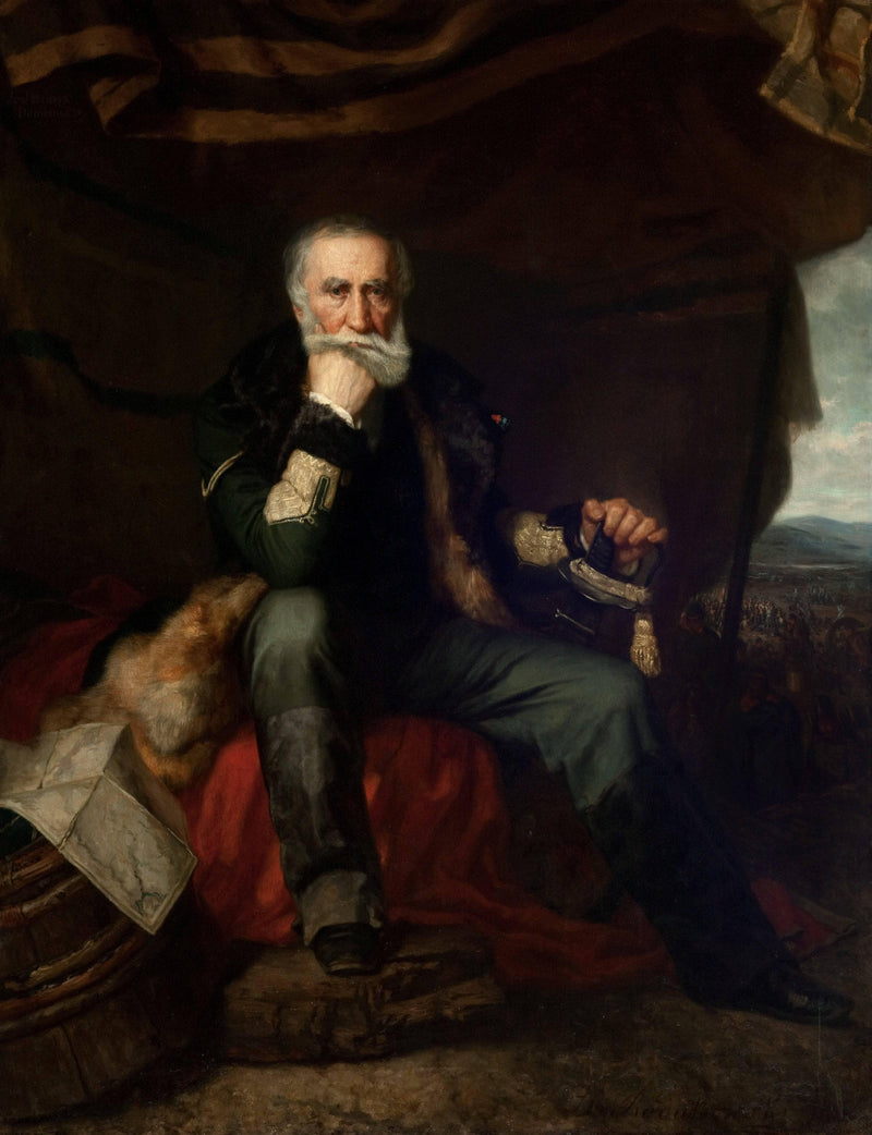 Portrait of General Henryk DembiÅski by Henryk Rodakowski — Oil Painting Reproduction