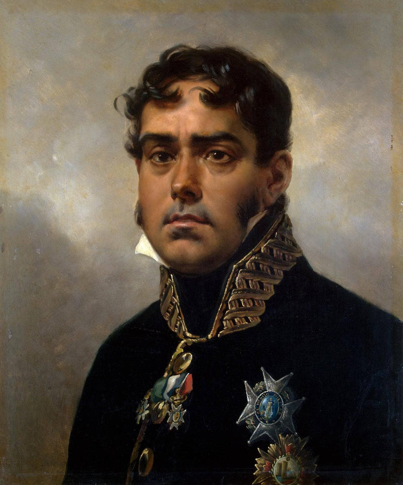 Portrait of General Pablo Morillo by Horace Vernet — Oil Painting Reproduction