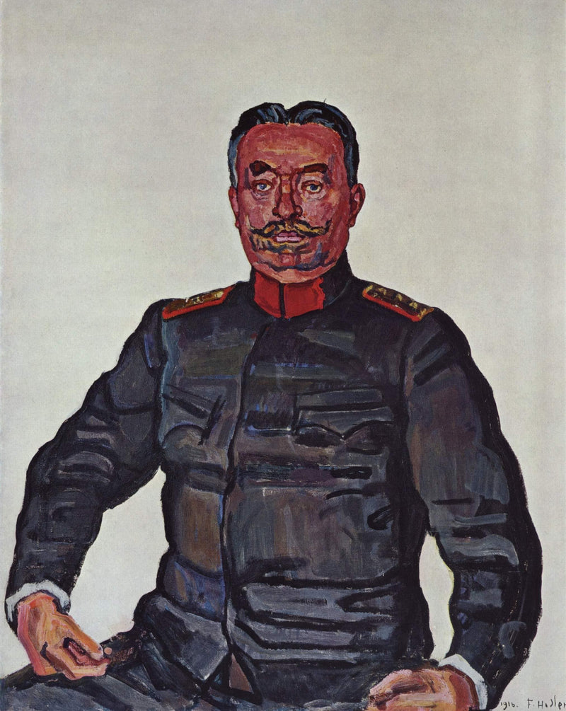 Portrait of General Ulrich Wille by Ferdinand Hodler — Oil Painting Reproduction