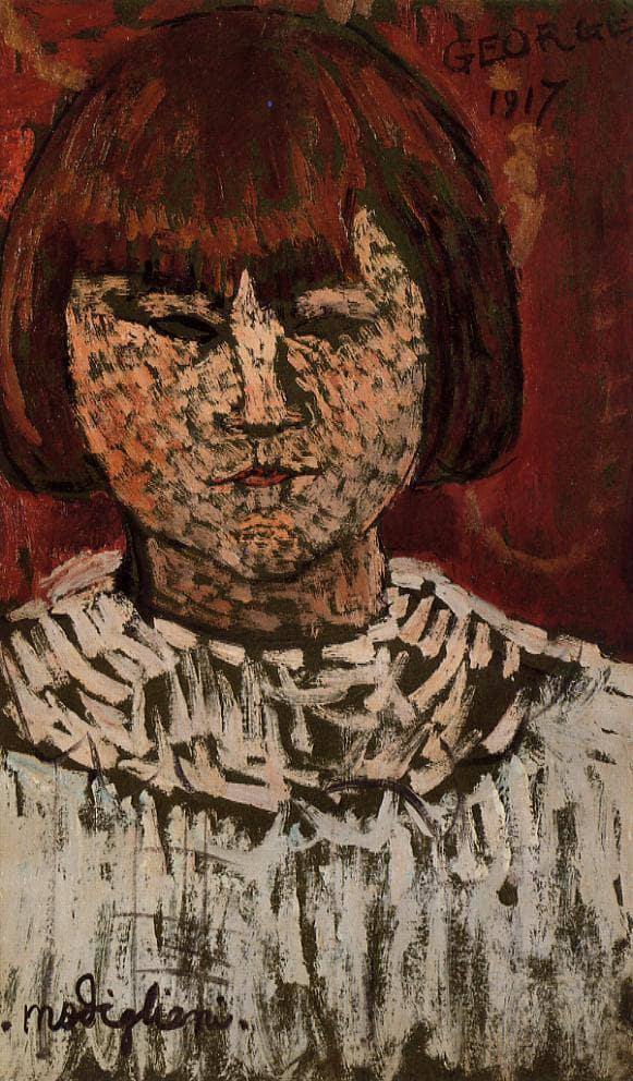 Portrait of George Ortiz by Amedeo Modigliani — Oil Painting Reproduction
