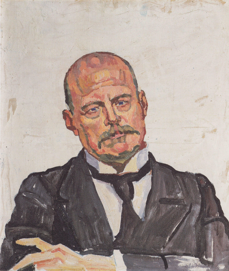 Portrait of Georges Navazza by Ferdinand Hodler — Oil Painting Reproduction