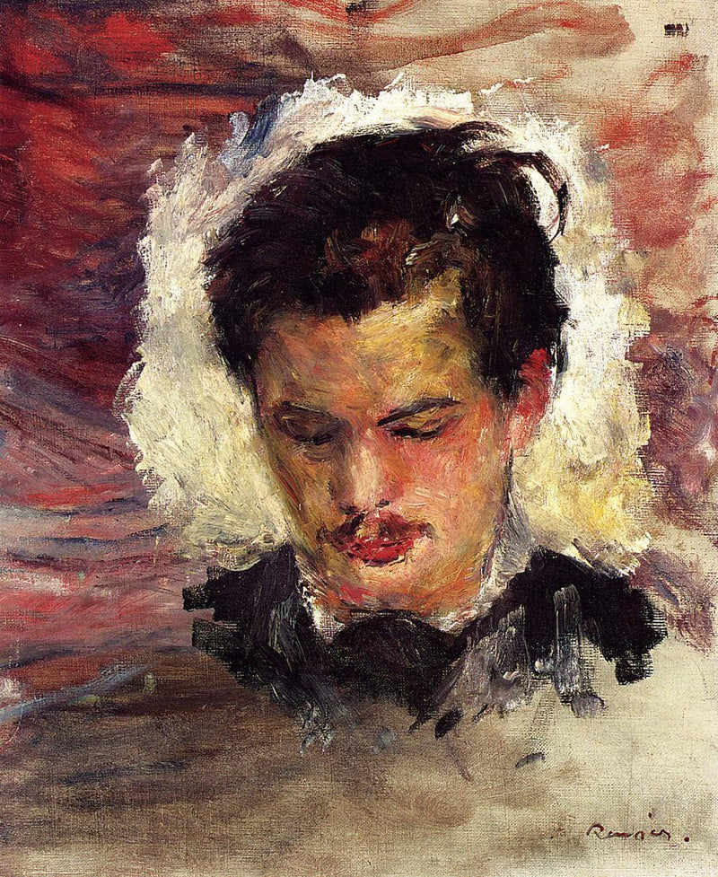 Portrait of Georges Riviere by Pierre-Auguste Renoir — Oil Painting Reproduction