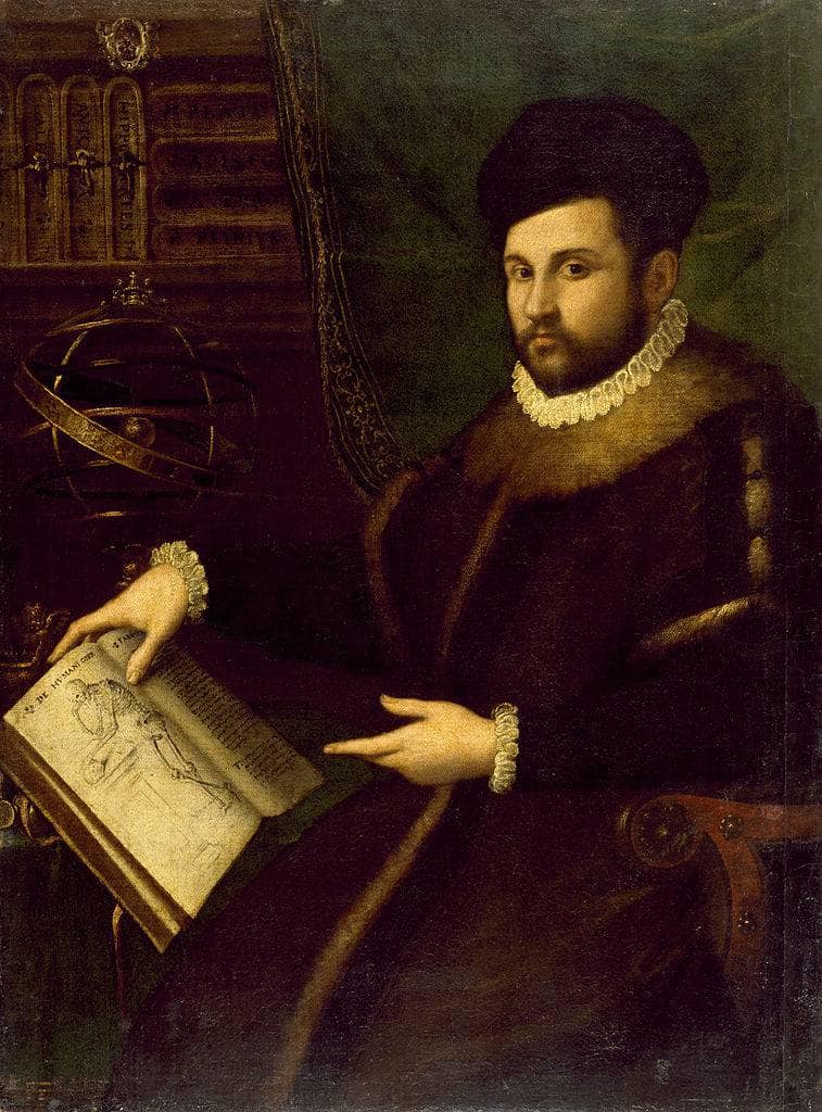 Portrait of Gerolamo Mercuriale by Lavinia Fontana — Oil Painting Reproduction