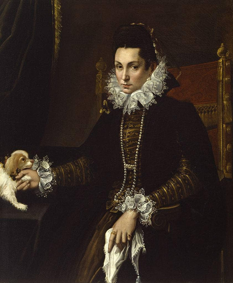 Portrait of Ginevra Aldrovandi Hercolani by Lavinia Fontana — Oil Painting Reproduction