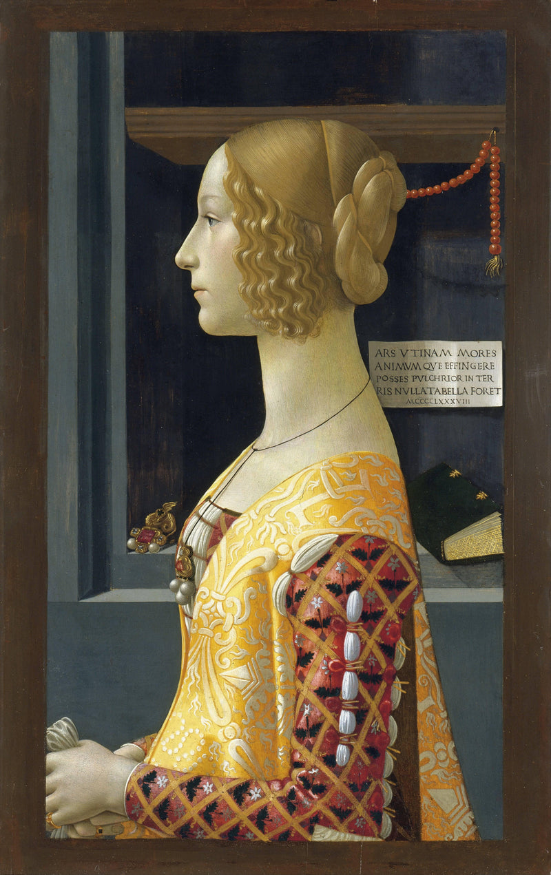 Portrait of Giovanna Tornabuoni by Domenico Ghirlandaio — Oil Painting Reproduction