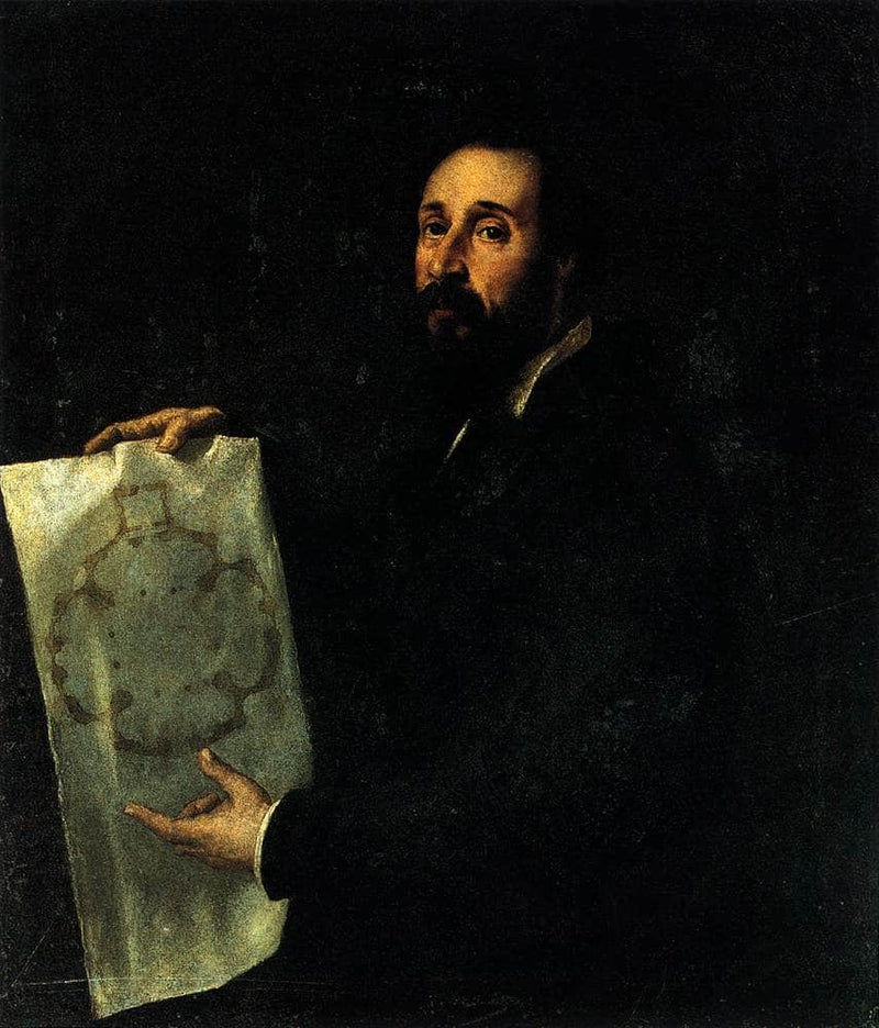 Portrait of Giulio Romano by Titian — Oil Painting Reproduction
