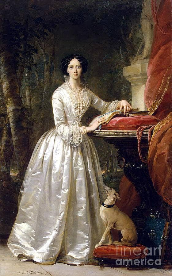 Portrait of Grand Duchess Maria Alexandrovna by Christina Robertson — Oil Painting Reproduction