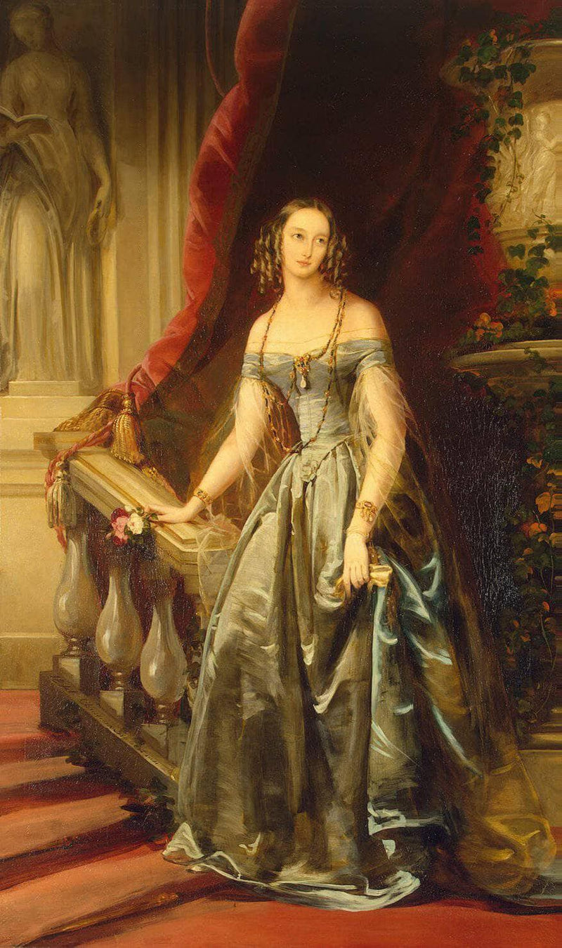 Portrait of Grand Duchess Olga Nikolaevna by Christina Robertson — Oil Painting Reproduction