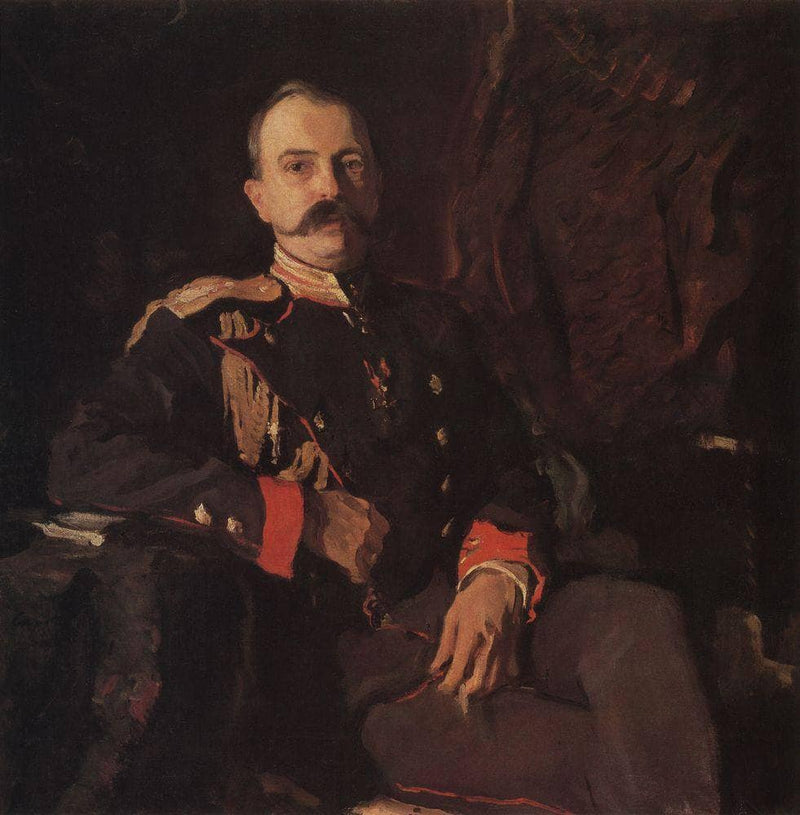 Portrait of Grand Duke Georgy Mikhailovich by Valentin Serov — Oil Painting Reproduction
