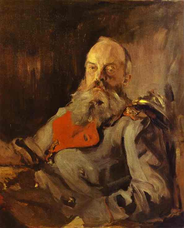 Portrait of Grand Duke Mikhail Nikolayevich by Valentin Serov — Oil Painting Reproduction