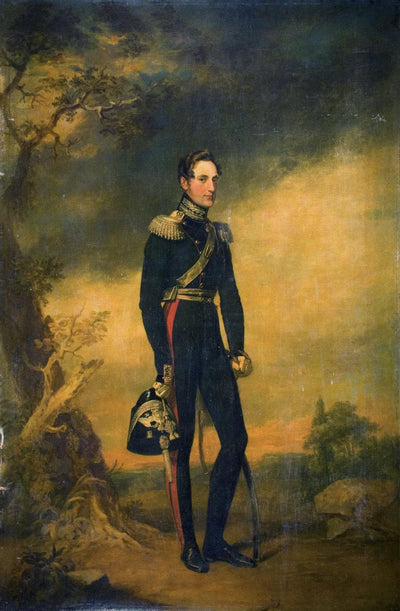 Portrait of Grand Duke Nikolai Pavlovich in study