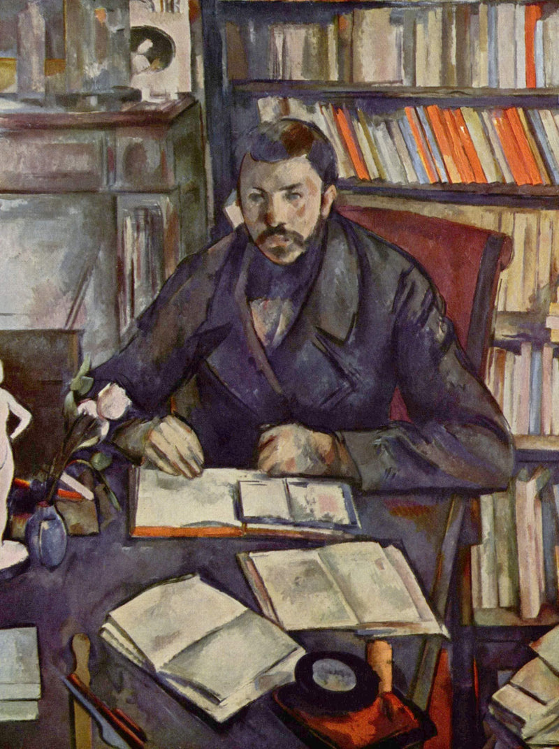 Portrait of Gustave Geffroy by Paul Cezanne — Oil Painting Reproduction