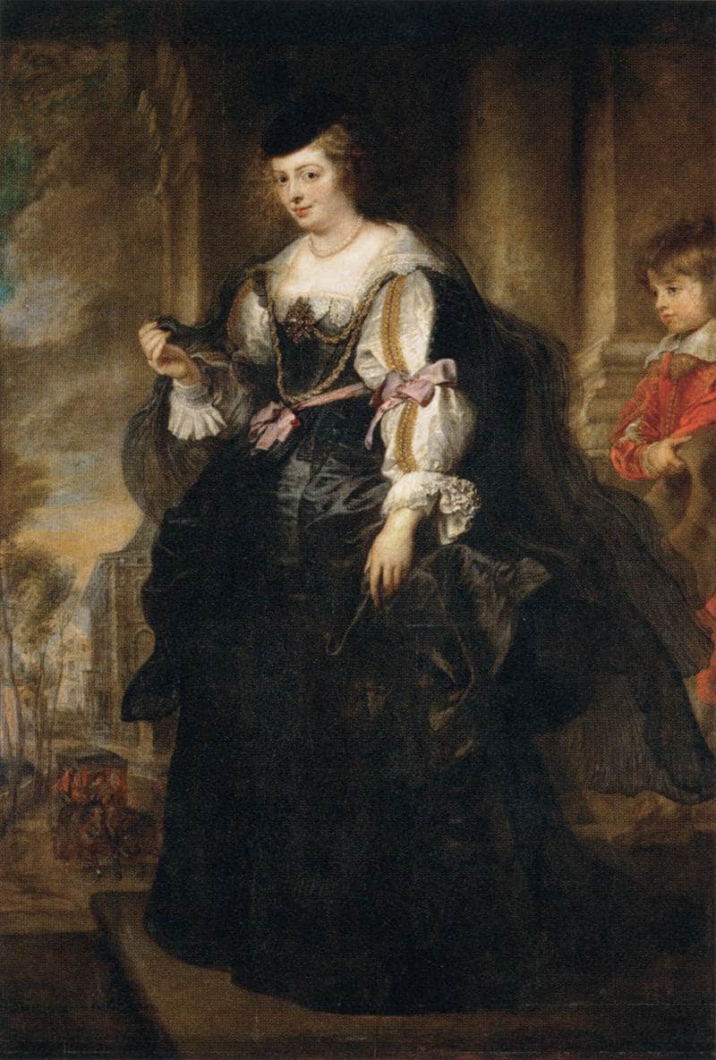Portrait of Helene Fourment with a Coach by Peter Paul Rubens — Oil Painting Reproduction