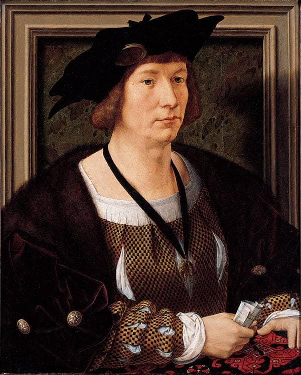Portrait of Hendrik III, Count of Nassau Breda by Mabuse — Oil Painting Reproduction