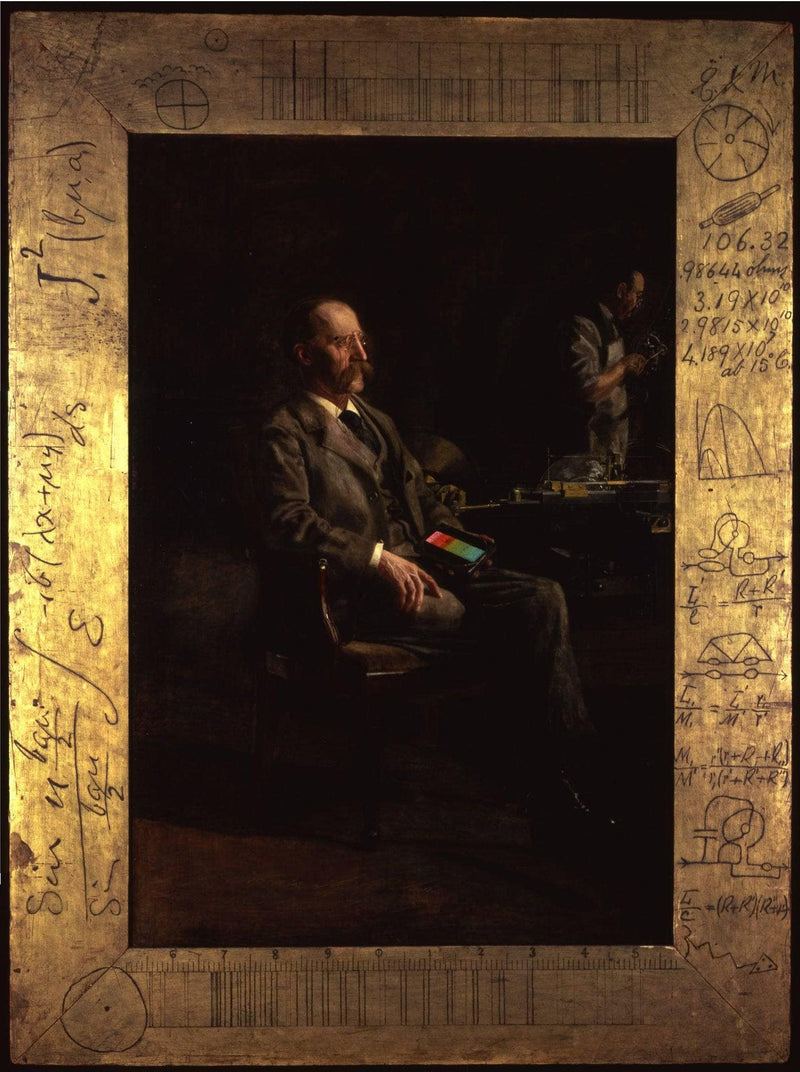 Portrait of Henry Augustus Rowland by Thomas Eakins — Oil Painting Reproduction