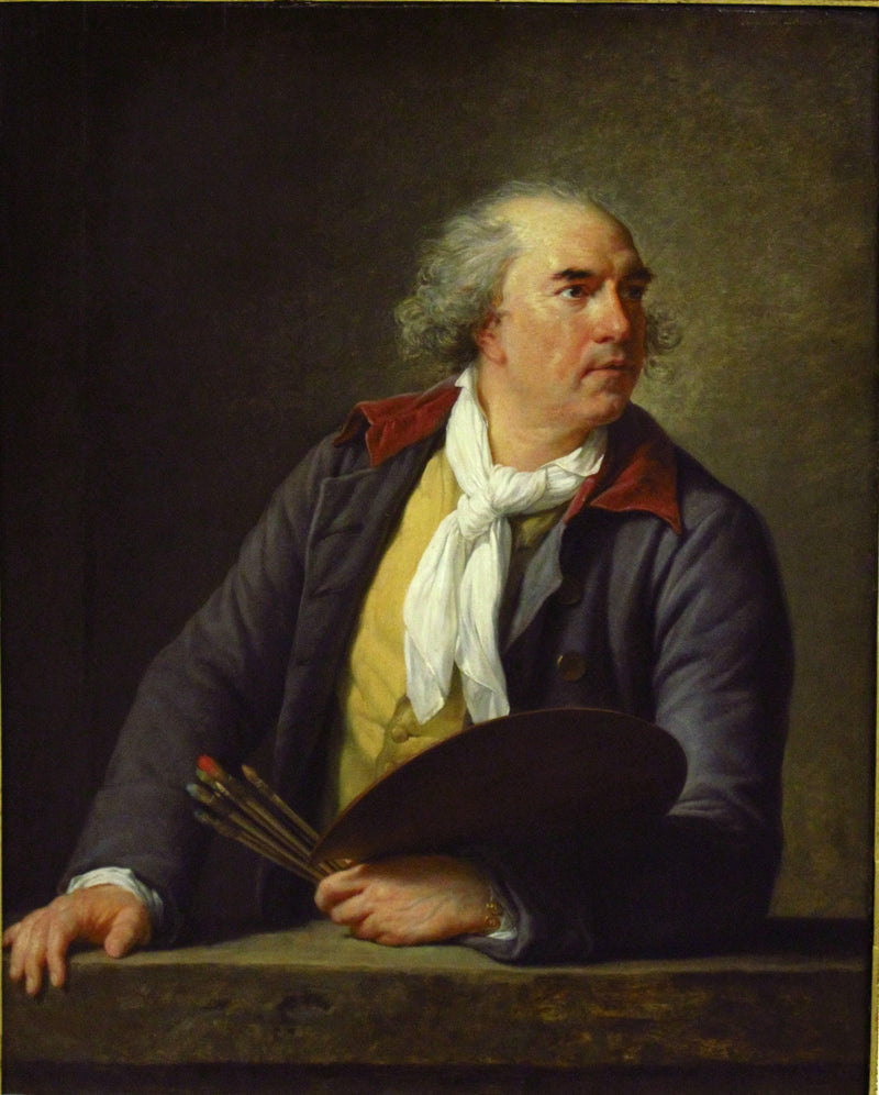 Portrait of Hubert Robert by Louise Elisabeth Vigee Le Brun — Oil Painting Reproduction