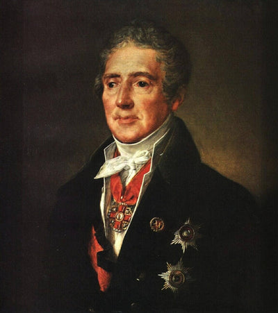 Portrait of I. I. Dmitriyev in dining room