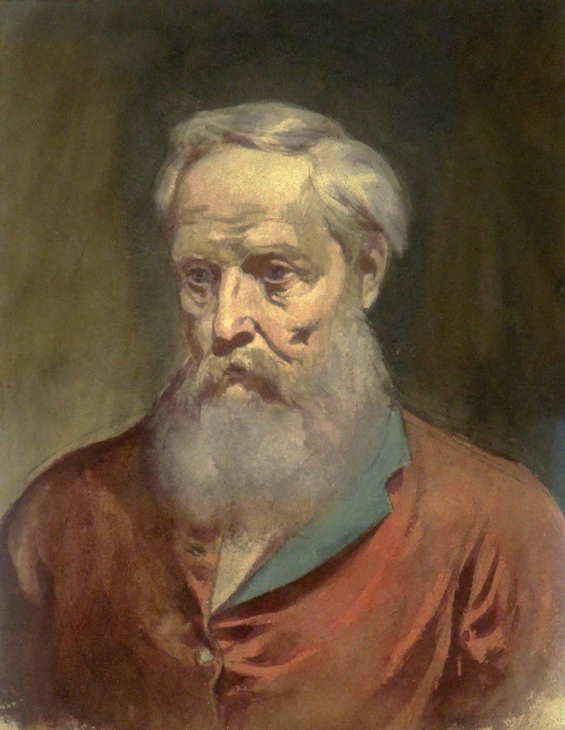 Portrait of Ignacy Kraszewski by Walery Eljasz Radzikowski — Oil Painting Reproduction