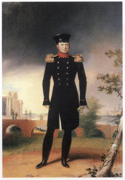 Portrait of Imperator Alexander I of Russia in master bedroom
