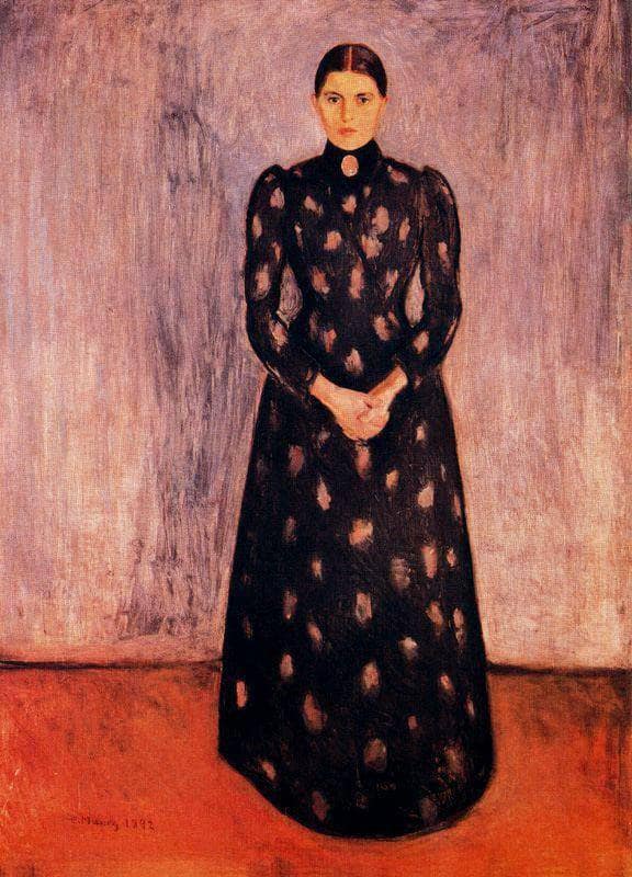 Portrait of Inger Munch by Edvard Munch — Oil Painting Reproduction
