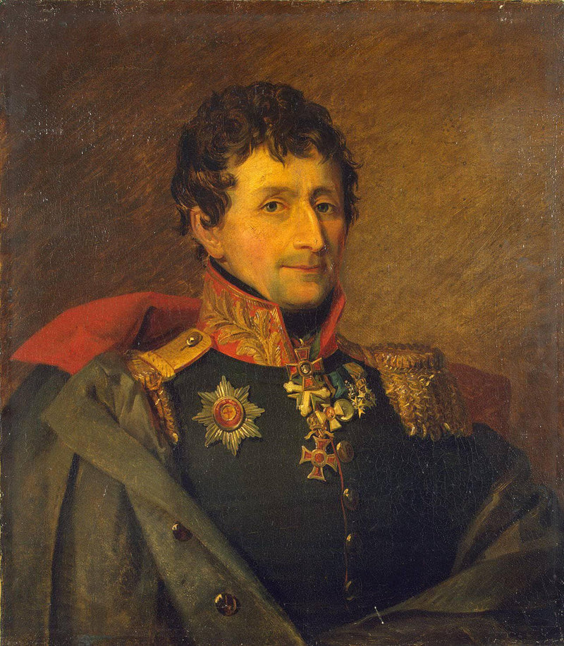 Portrait of Iosif Gallatte by George Dawe — Oil Painting Reproduction