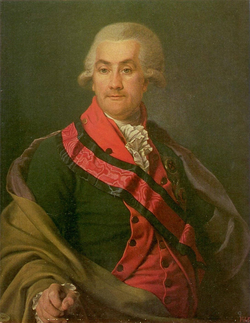 Portrait of Iosif Igelström by Dmitry Levitzky — Oil Painting Reproduction