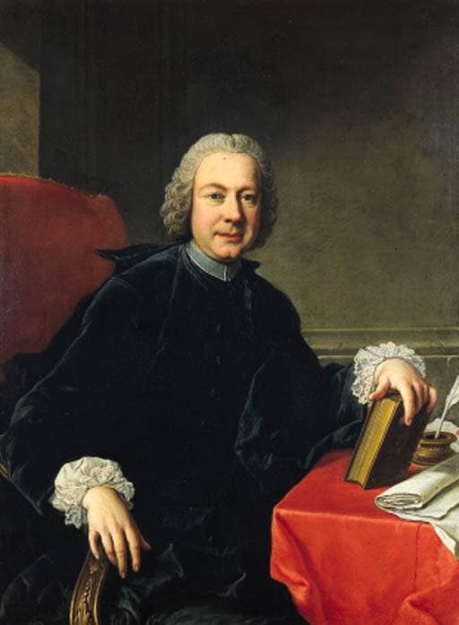 Portrait of Italian Poet Pietro Metastasio by Pompeo Batoni — Oil Painting Reproduction