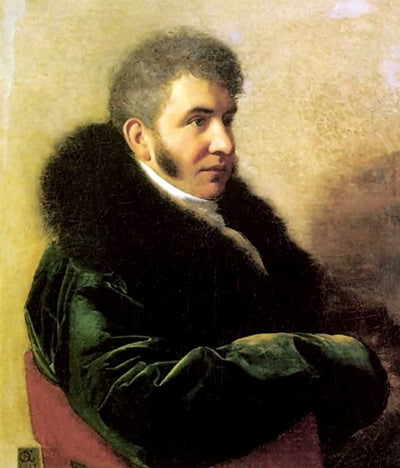 Portrait of Ivan Alexeevich Gagarin in modern living room