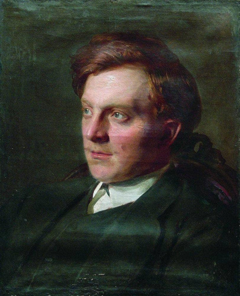 Portrait of Ivan Timofeevich Savenkov in his St. Petersburg university student by Ilya Repin — Oil Painting Reproduction