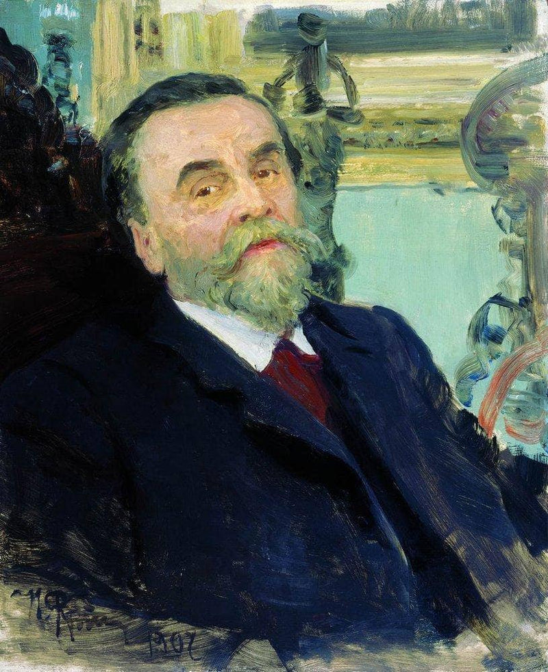 Portrait of Ivan Zvetkov by Ilya Repin — Oil Painting Reproduction