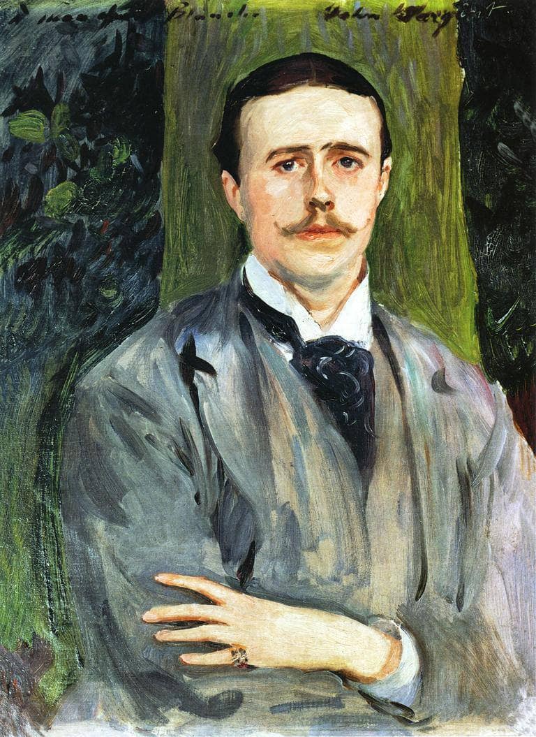 Portrait of Jacques-Emile Blanche by John Singer Sargent — Oil Painting Reproduction