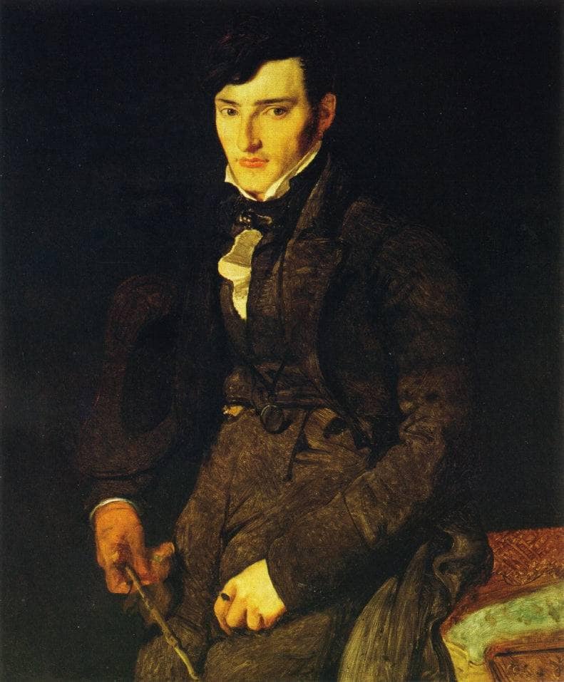 Portrait of Jean-Pierre-Francois Gilibert by Jean Auguste Dominique Ingres — Oil Painting Reproduction
