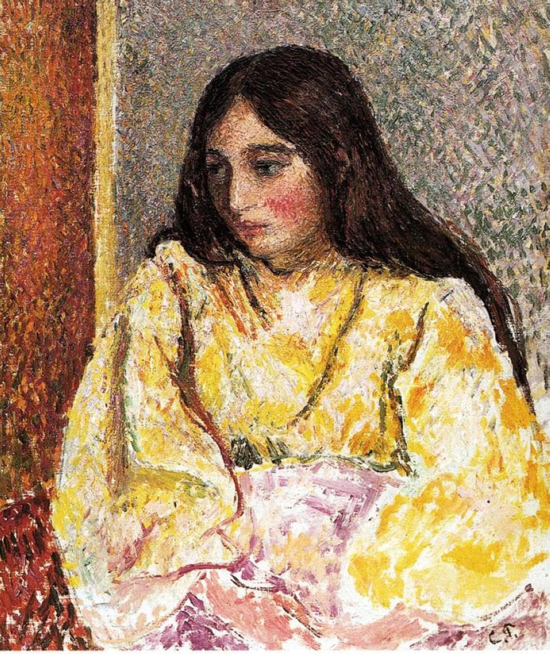 Portrait of Jeanne by Camille Pissarro — Oil Painting Reproduction