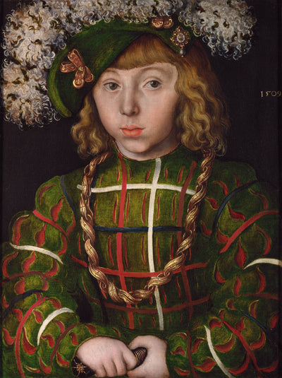 Portrait Of Johann Friederich I the Magnanimous, Elector of Saxony in modern living room