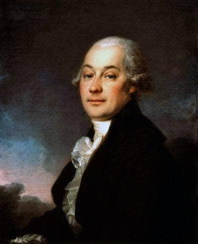 Portrait of Johann Hauffe by Dmitry Levitzky — Oil Painting Reproduction