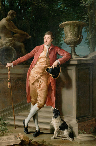 Portrait of John Talbot, Later 1st Earl Talbot in modern living room