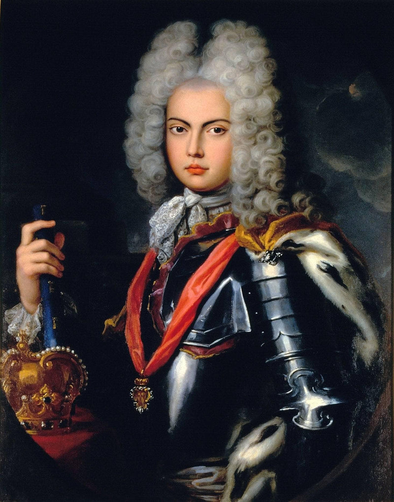 Portrait of John V of Portugal by Pompeo Batoni — Oil Painting Reproduction