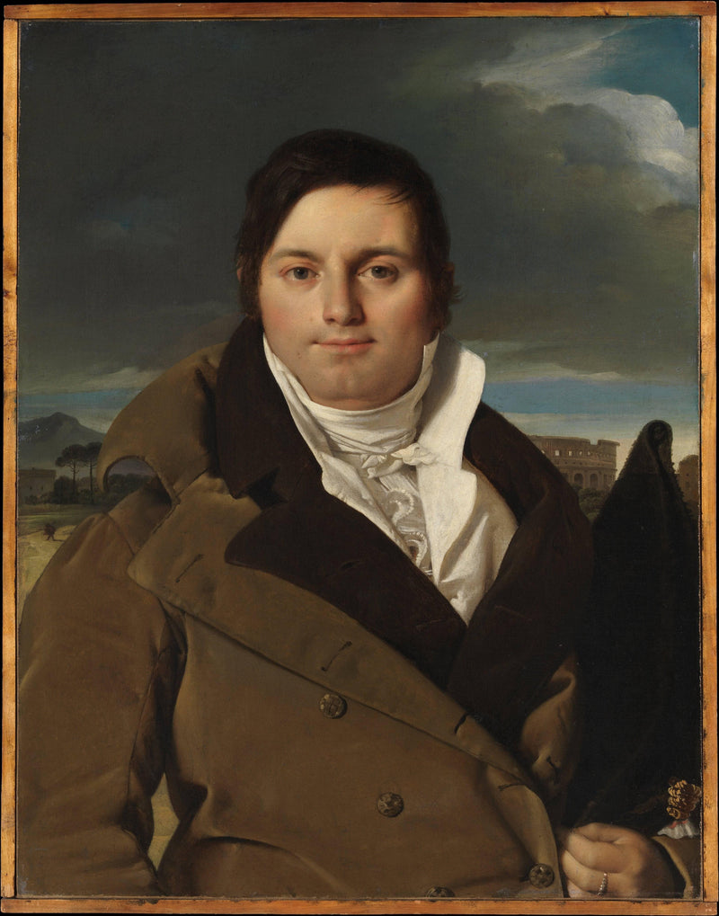 Portrait of Joseph-Antoine Moltedo by Jean Auguste Dominique Ingres — Oil Painting Reproduction