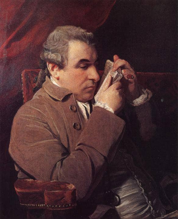 Portrait of Joseph Baretti by Joshua Reynolds — Oil Painting Reproduction